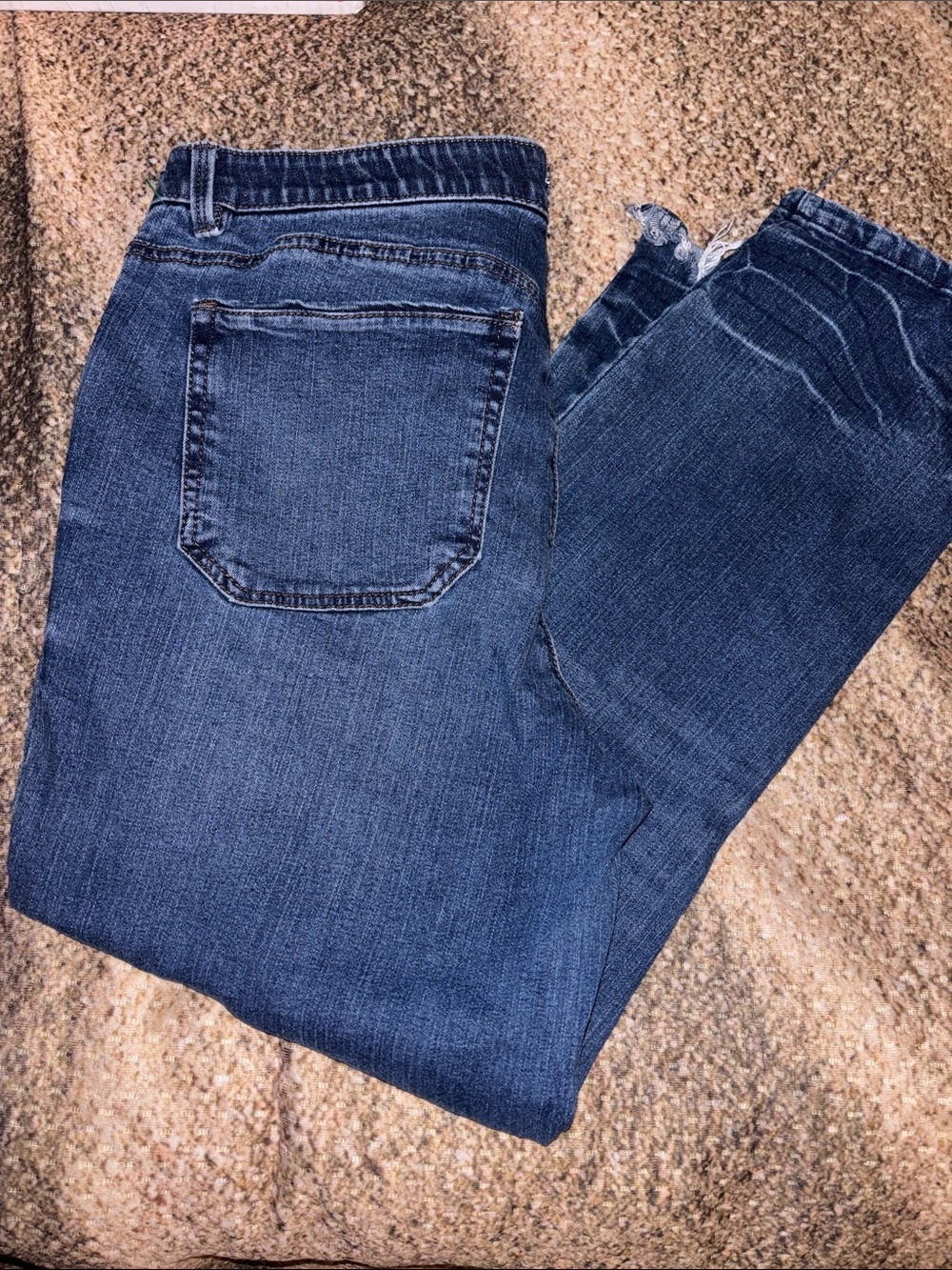 Democracy Dark Blue Stretch Denim Jeans Size 14 EUC